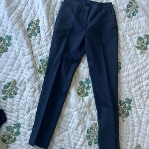 Zara Basic Navy Trouser Pants